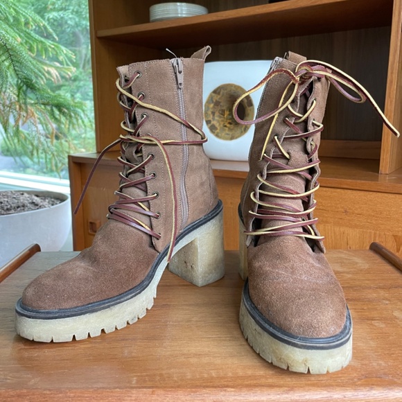 Free People Dylan Lace Up Booties - Picture 2 of 2